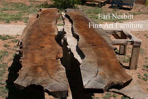 mesquite bookmatched slabs